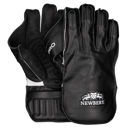 Pro Wicket-Keeping Gloves (Black)