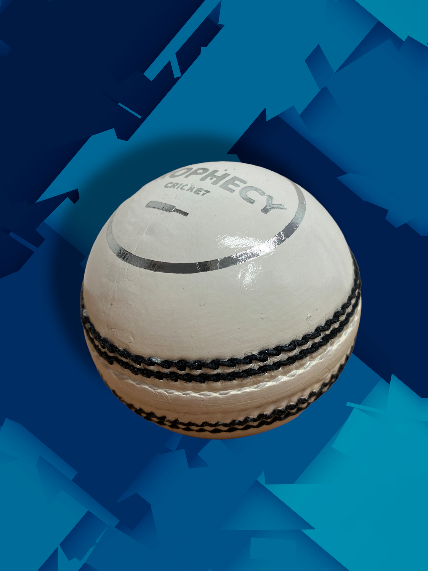 Prophecy white cricket match ball